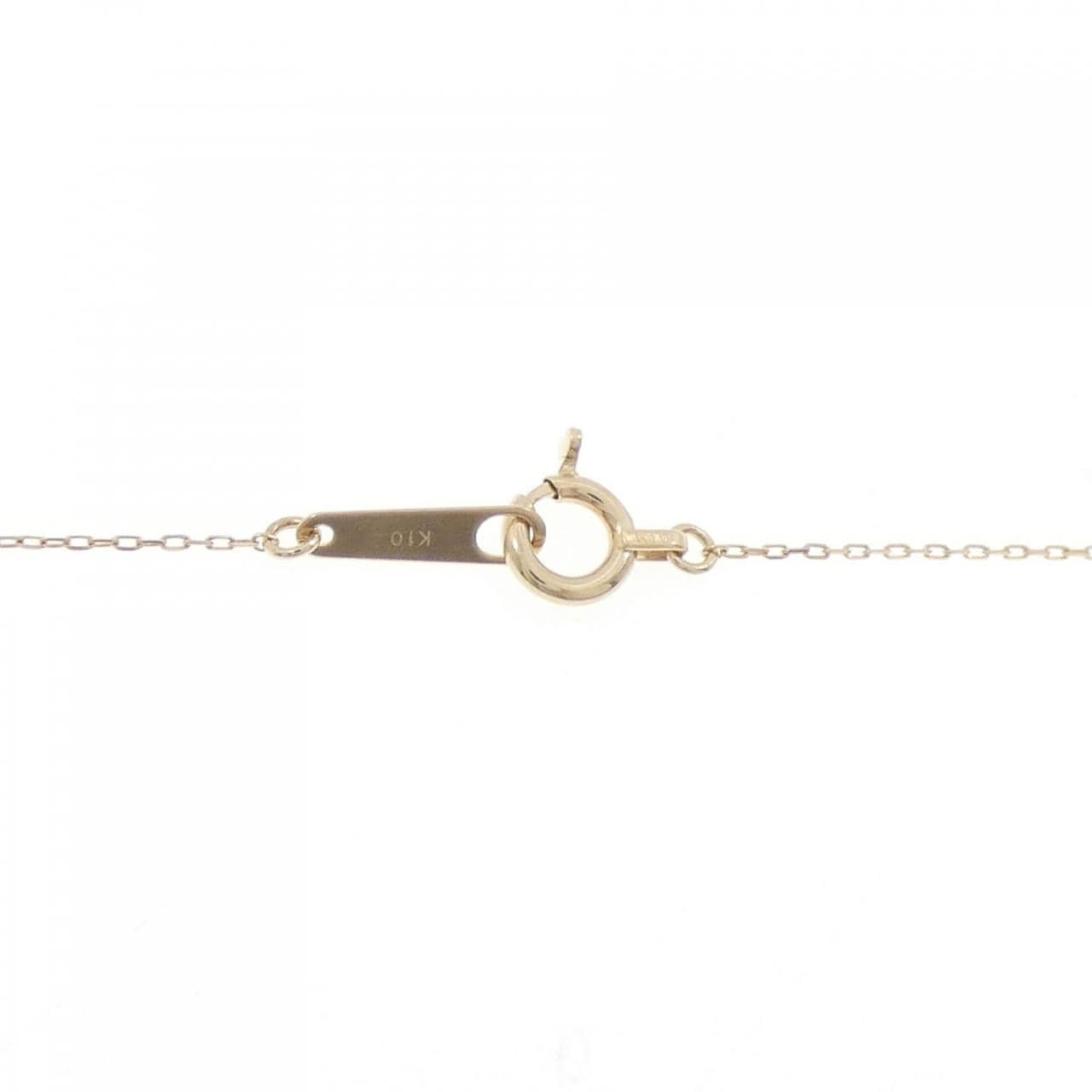 K10YG ムーン ダイヤモンド ネックレス