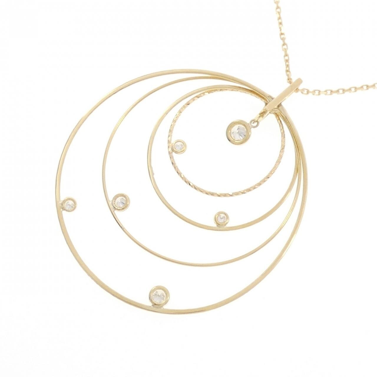 K18YG ダイヤモンド ネックレス 0.30CT