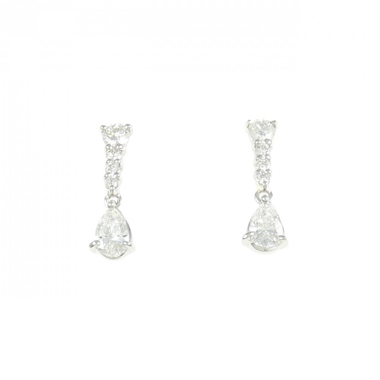 PT900 Diamond Earrings 0.68CT