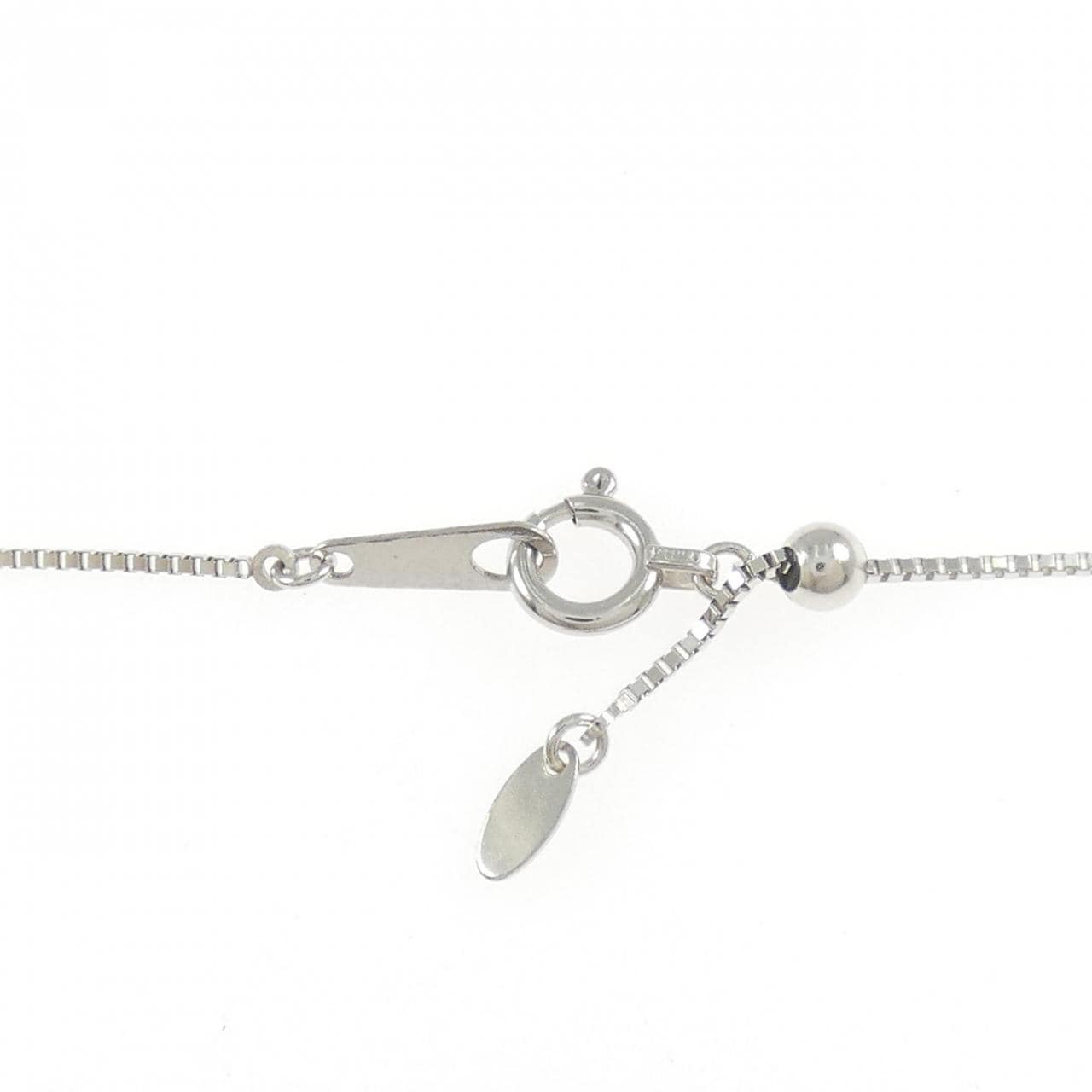 PT900/PT850 ルビー ネックレス 0.375CT
