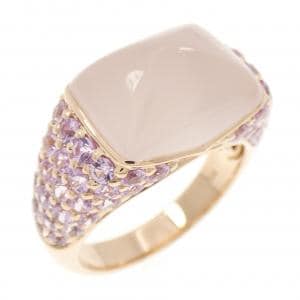750PG ローズクオーツ リング 7.04CT