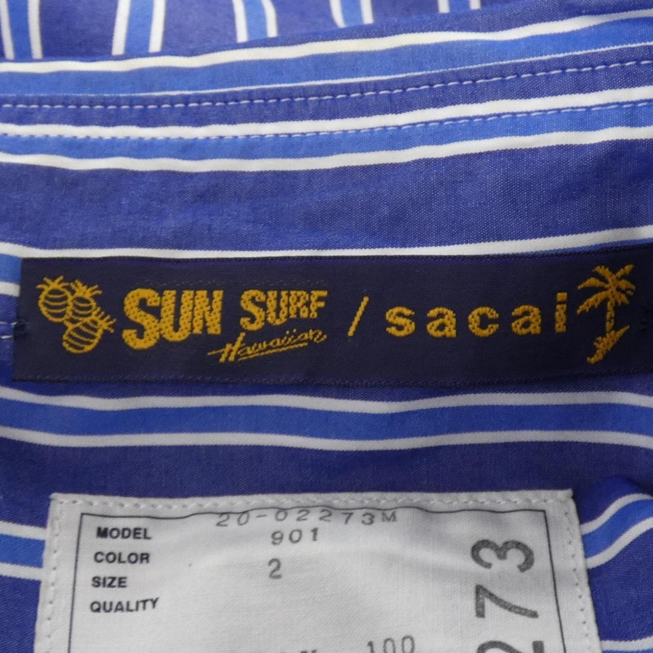 サカイ SACAI 20-02273M S／Sシャツ