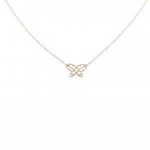 サマンサティアラ K18PG バタフライ ネックレス