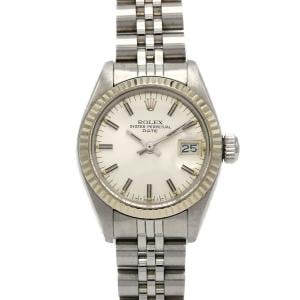 【ノーメンテナンス還元価格】ロレックス オイスターパーペチュアルデイト 6917 SSxWG 自動巻 6番台