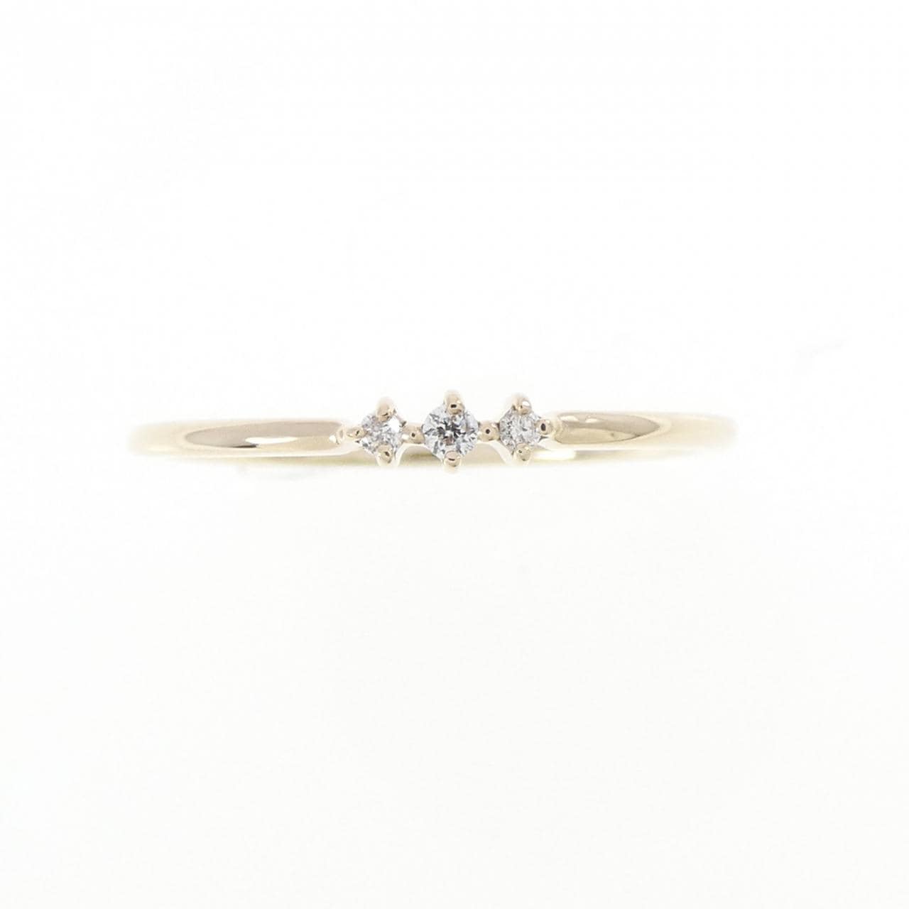K10YG ダイヤモンド リング 0.02CT
