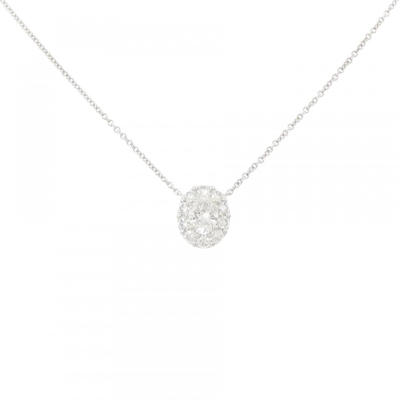 グラフ アイコン オーバルダイヤモンド ネックレス 0.51CT
