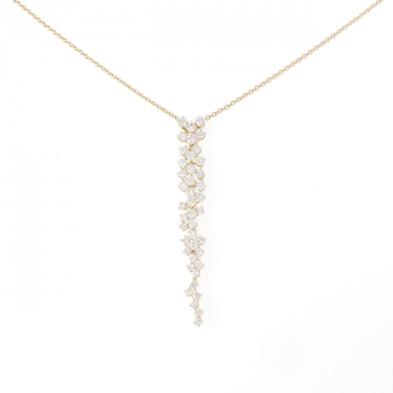 K18YG ダイヤモンド ネックレス 3.00CT