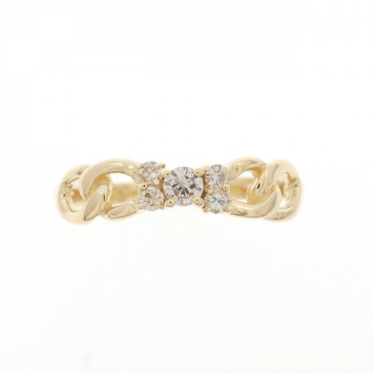 K18YG ダイヤモンド リング 0.11CT