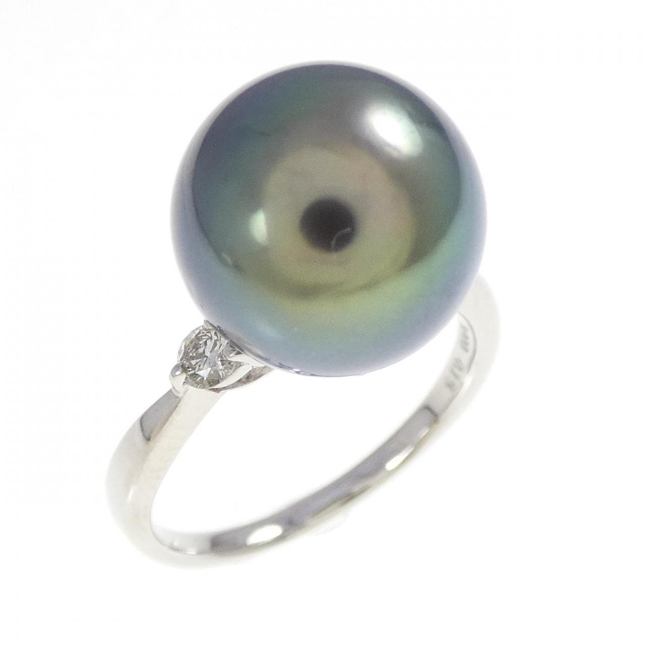 PT900 黒蝶パール リング 11.6mm