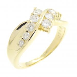 K18YG ダイヤモンド リング 0.52CT