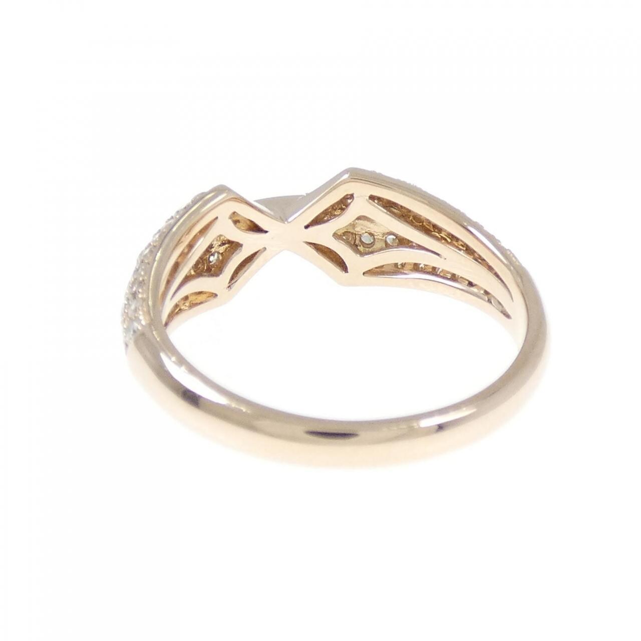 K18PG ダイヤモンド リング 0.55CT