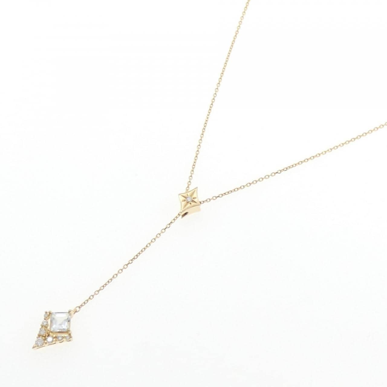 スタージュエリー アクアマリン ネックレス