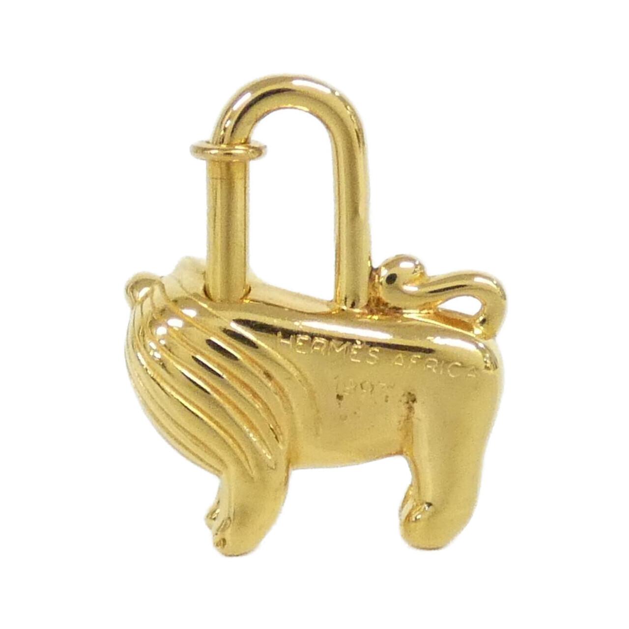 エルメス LION カデナ 041000CC キーホルダー