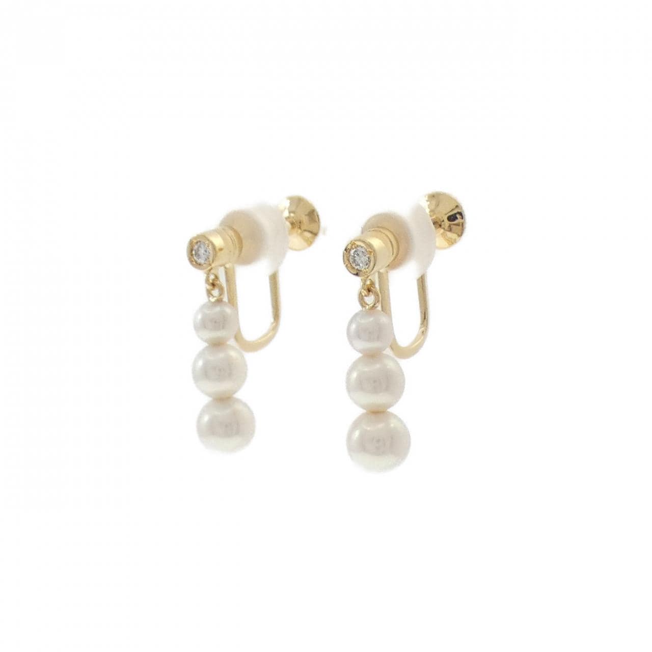 K18YG アコヤパール イヤリング