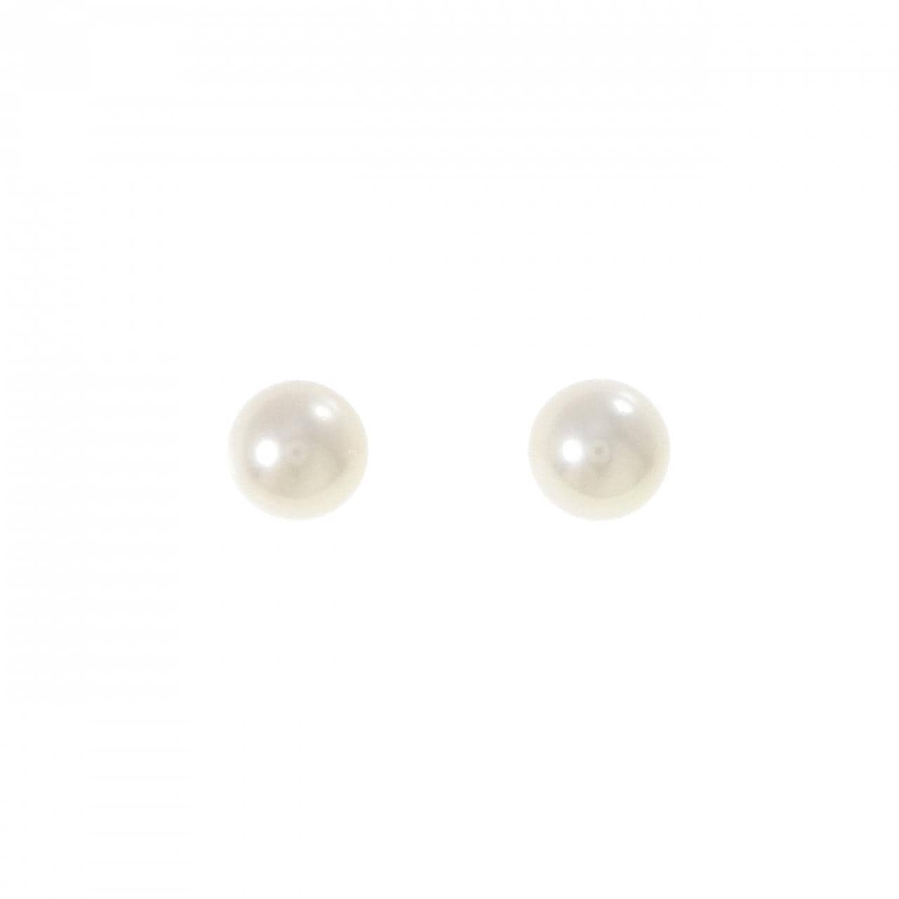 K18PG アコヤパール ピアス 7.2mm