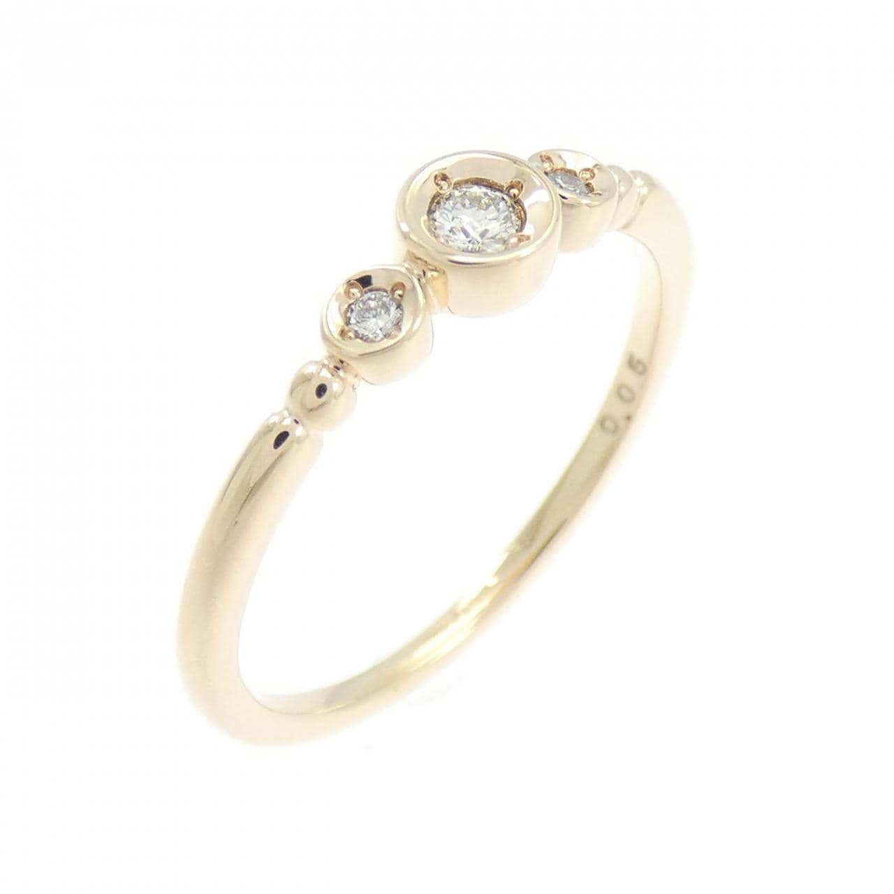 K10PG ダイヤモンド リング 0.05CT