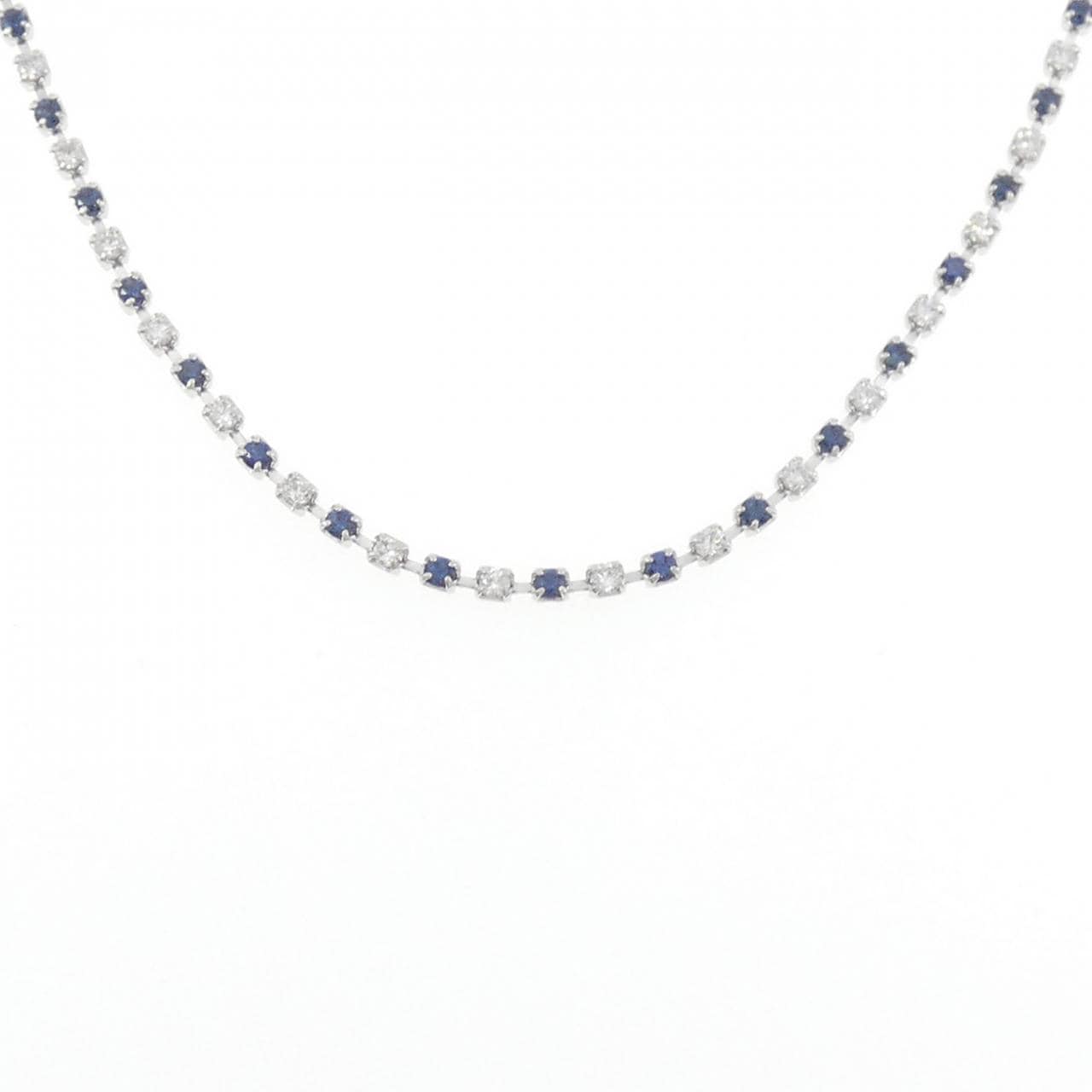 PT850 サファイヤ ネックレス 1.89CT
