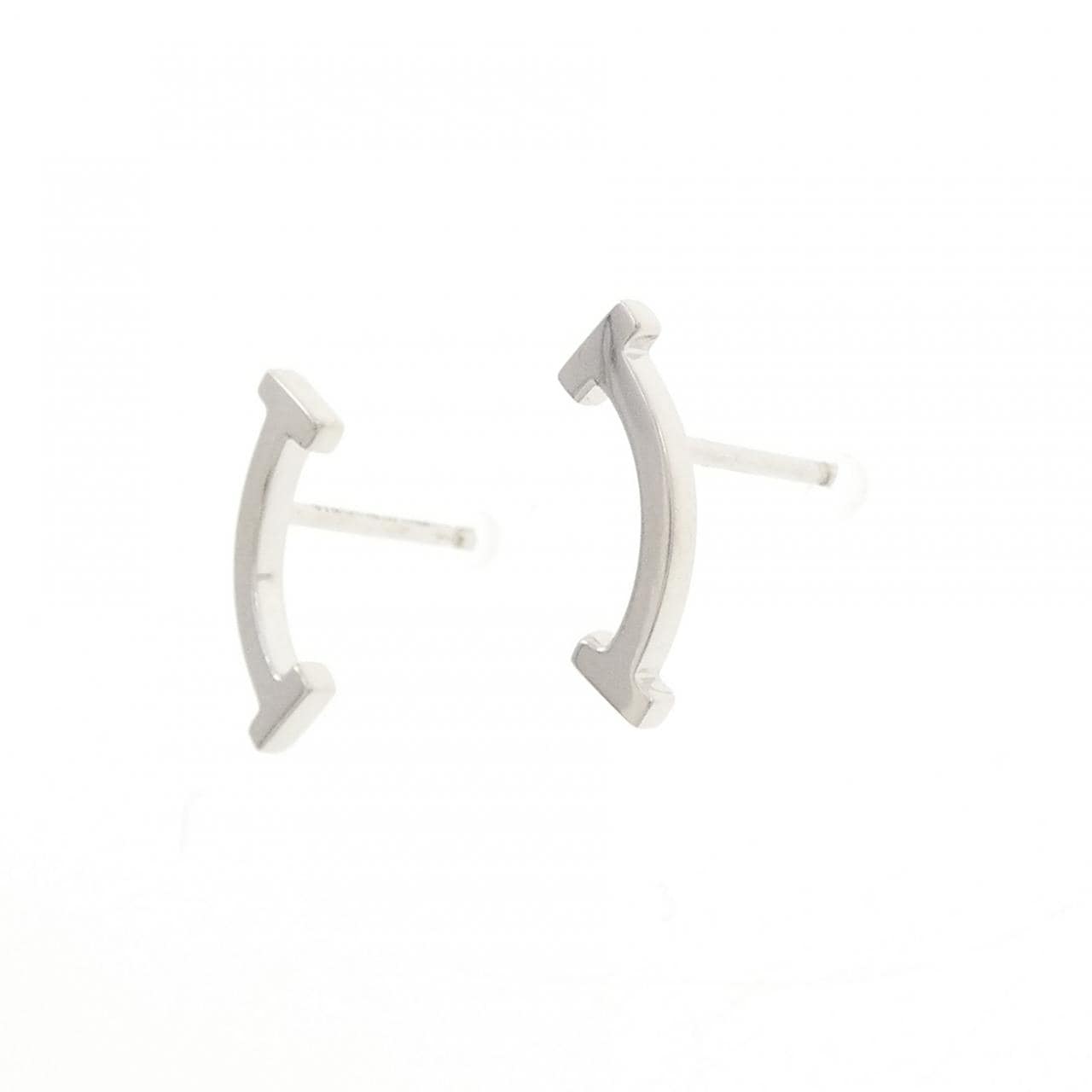 ティファニー Tスマイル ピアス