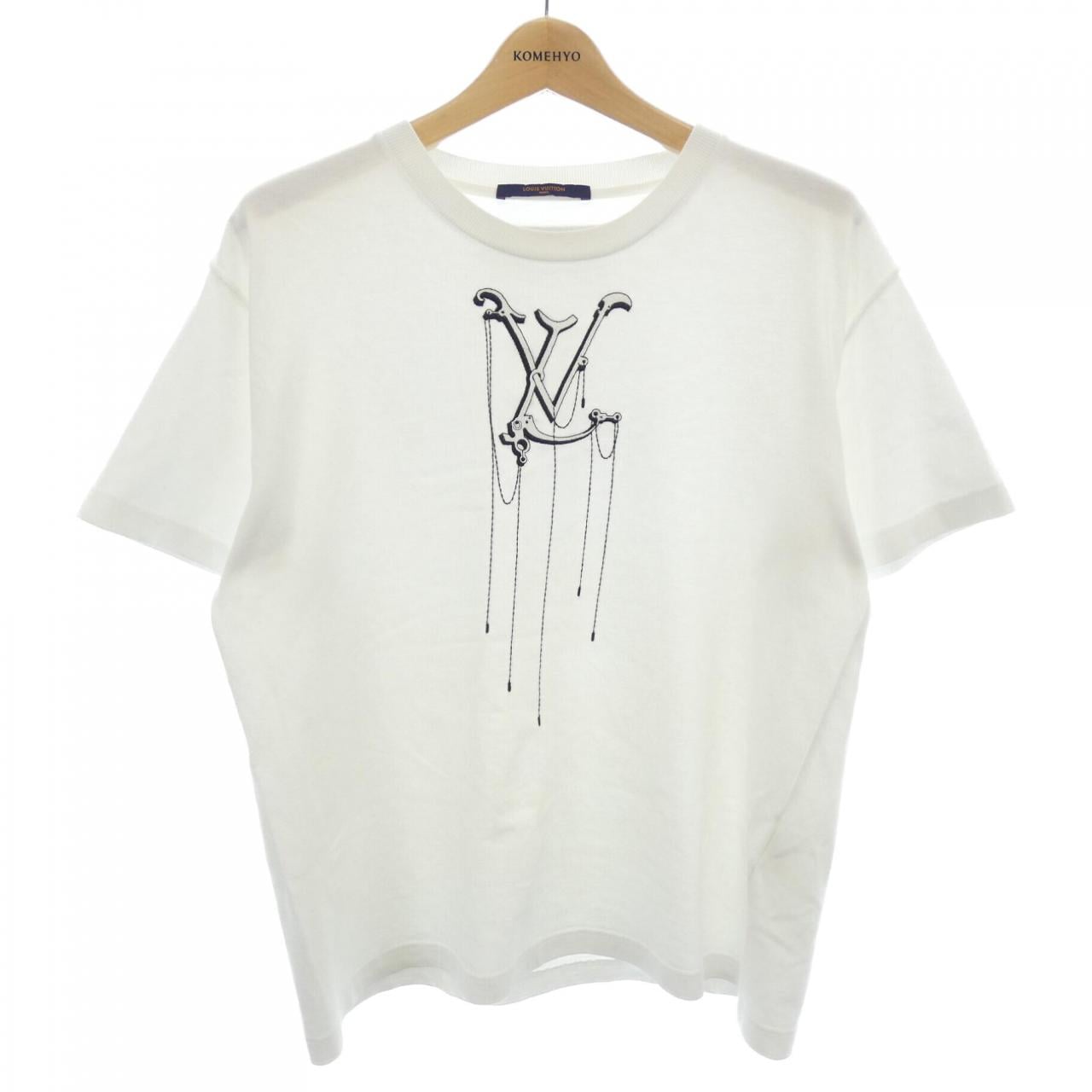 ルイヴィトン LOUIS VUITTON LVペンダント エンブロイダリー HIY12WJYH Tシャツ