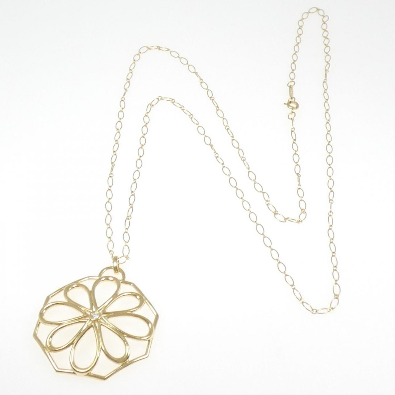 TIFFANY flower Diamond necklace