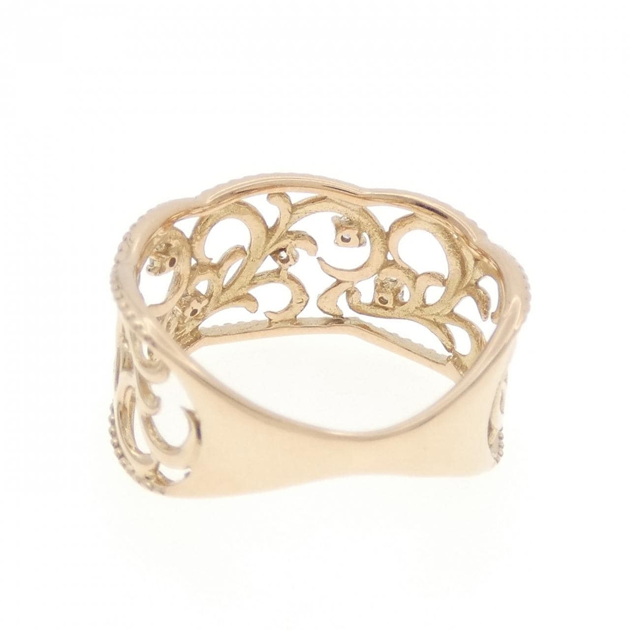 K18PG ダイヤモンド リング 0.05CT