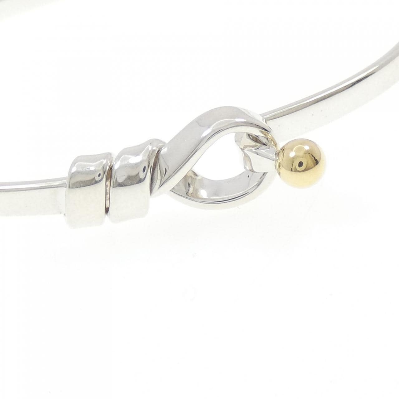 【ヴィンテージ】ティファニー フック&アイ バングル