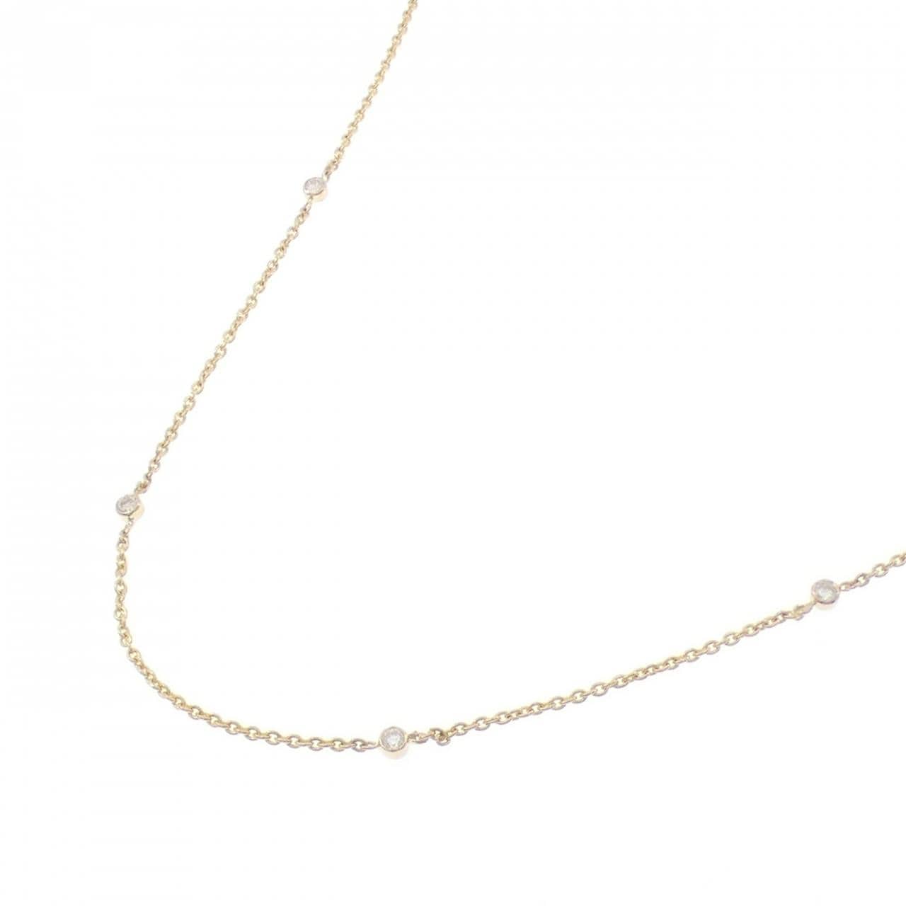 750YG ダイヤモンド ネックレス