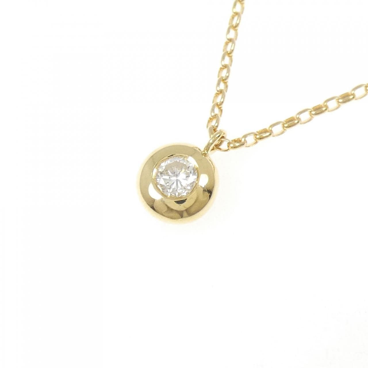 K18YG ダイヤモンド ネックレス 0.30CT