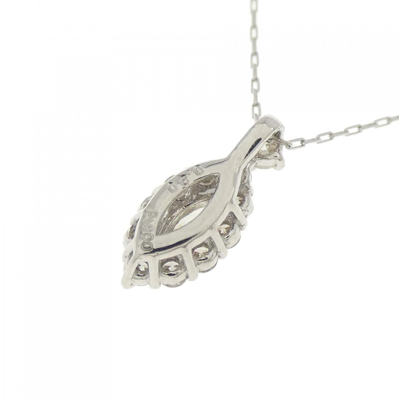 【新品】PT900/PT850 ダイヤモンド ネックレス 0.20CT