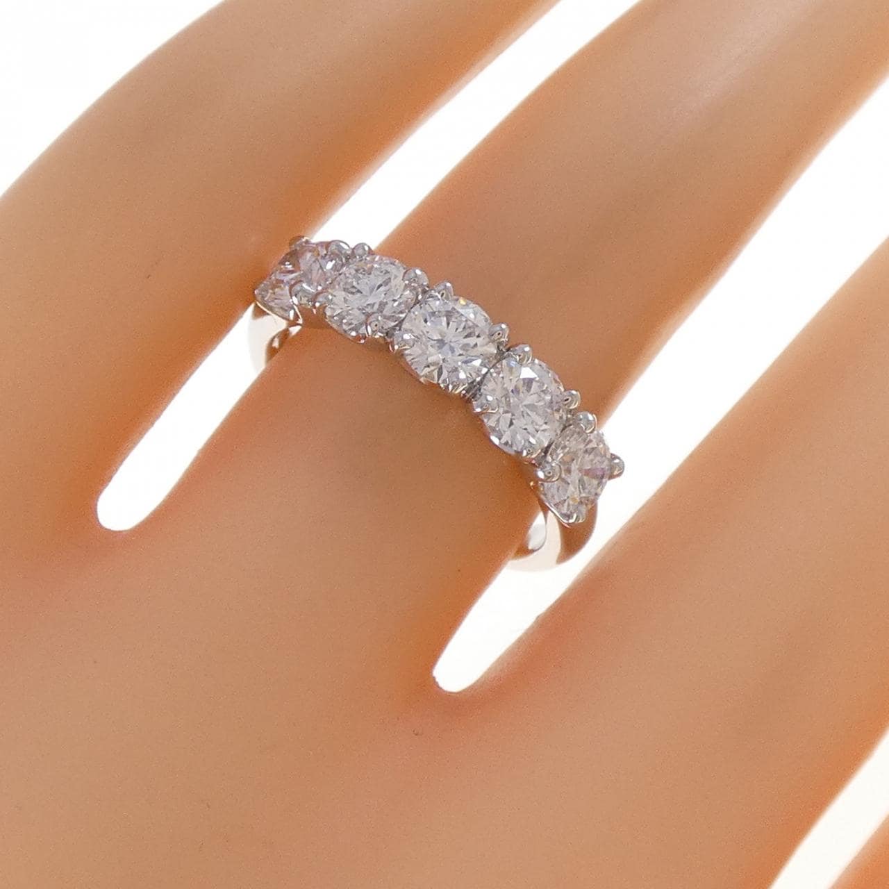 【リメイク】PT900 ダイヤモンド リング 1.598CT D VS1 3EXT-EXT H＆C