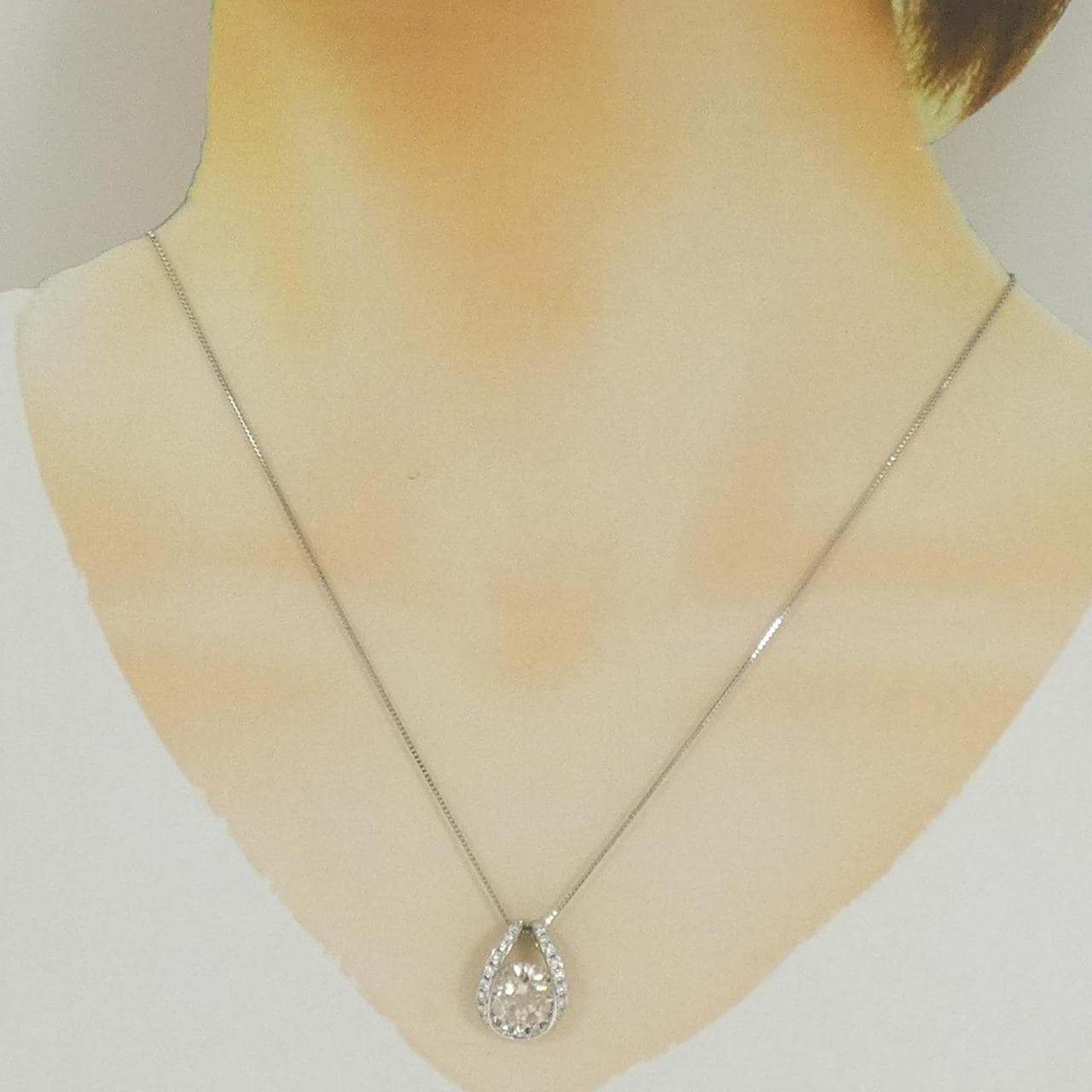 PT900/PT850 ダイヤモンド ネックレス 3.117CT