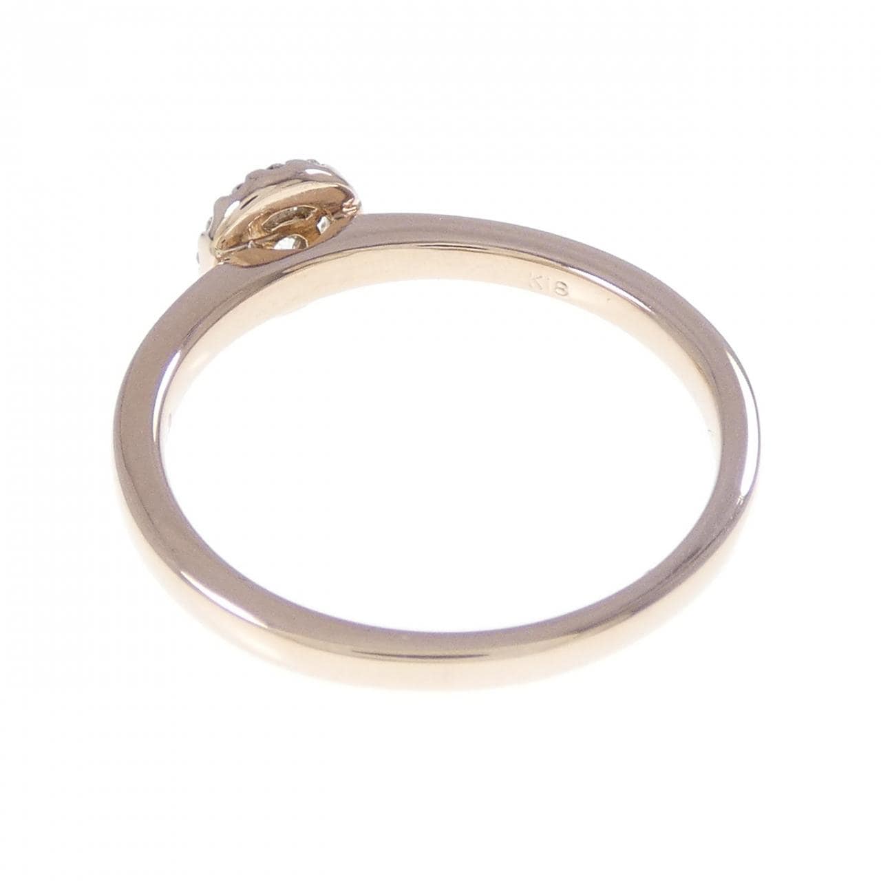 K18PG ダイヤモンド リング 0.12CT
