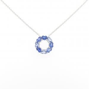 スタージュエリー ハート サファイヤ ネックレス