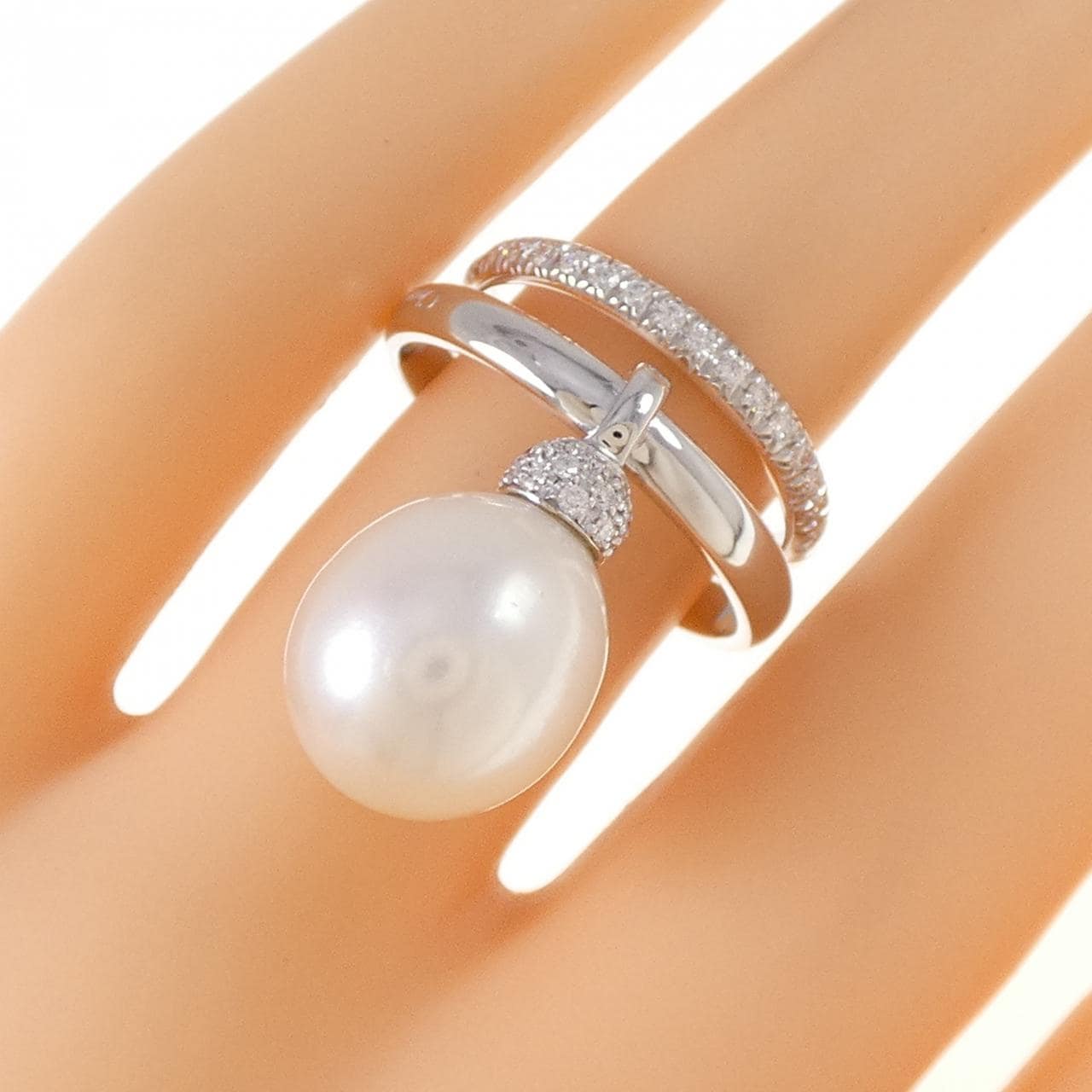 シャンテクレール 淡水パール リング