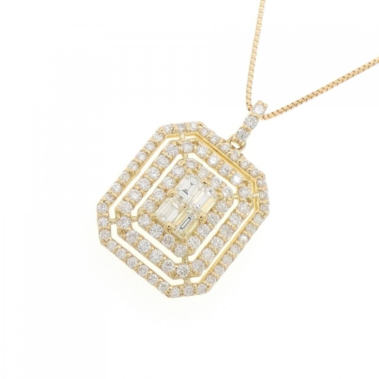 【新品】K18YG ダイヤモンド ネックレス 0.70CT