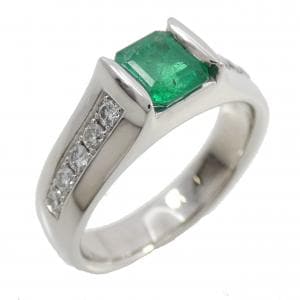 PT900 エメラルド リング 0.73CT