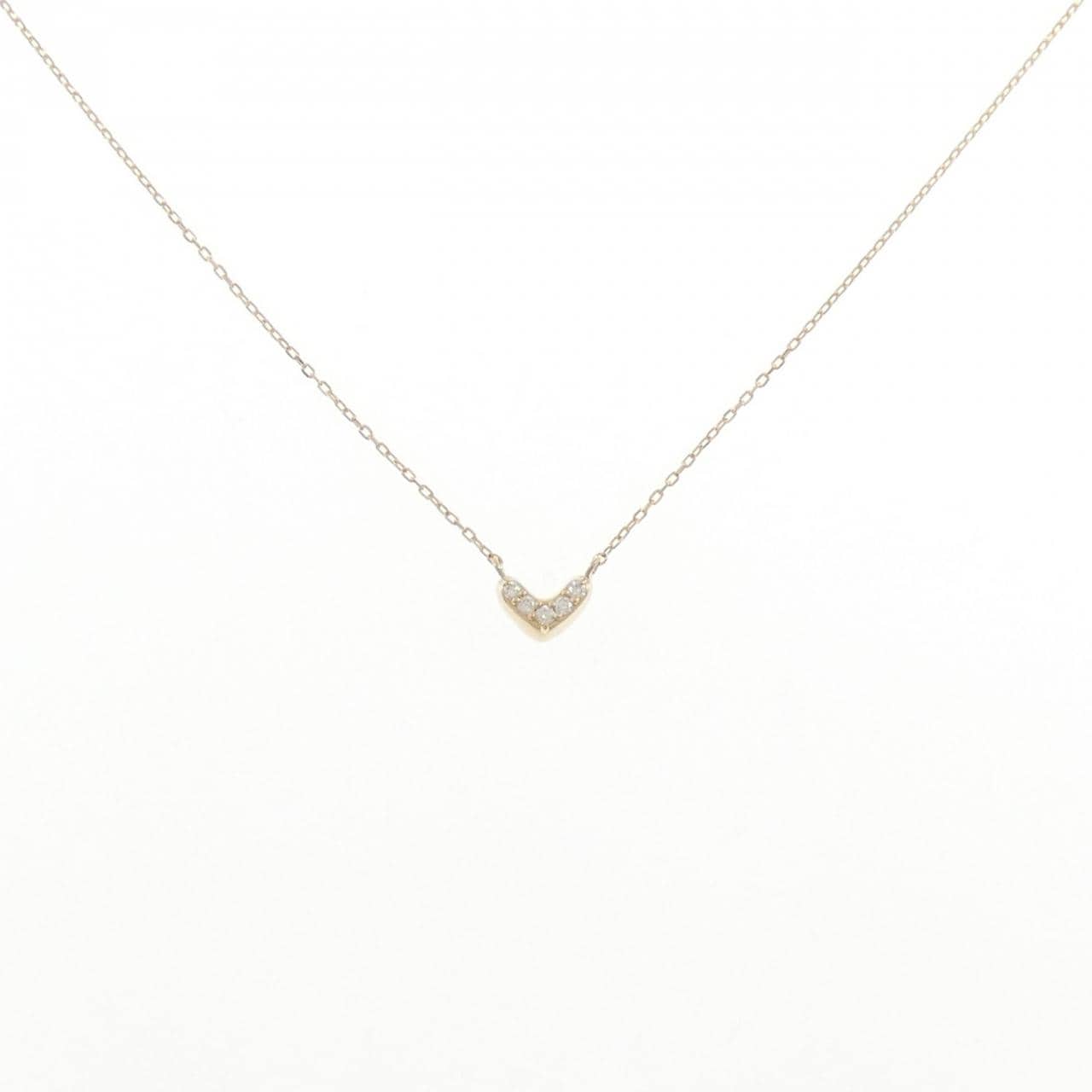 シエナ ロゼ ダイヤモンド ネックレス 0.03CT
