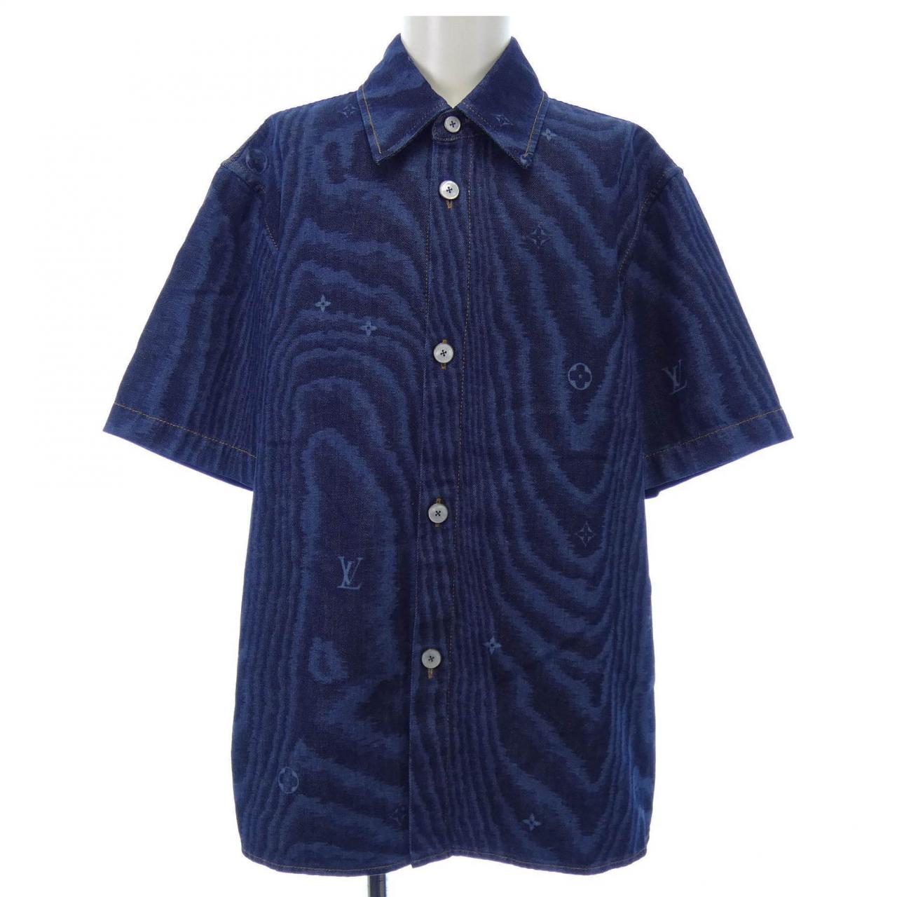 ルイヴィトン LOUIS VUITTON ショートスリーブ デニムシャツ HTS17WVON S/Sシャツ