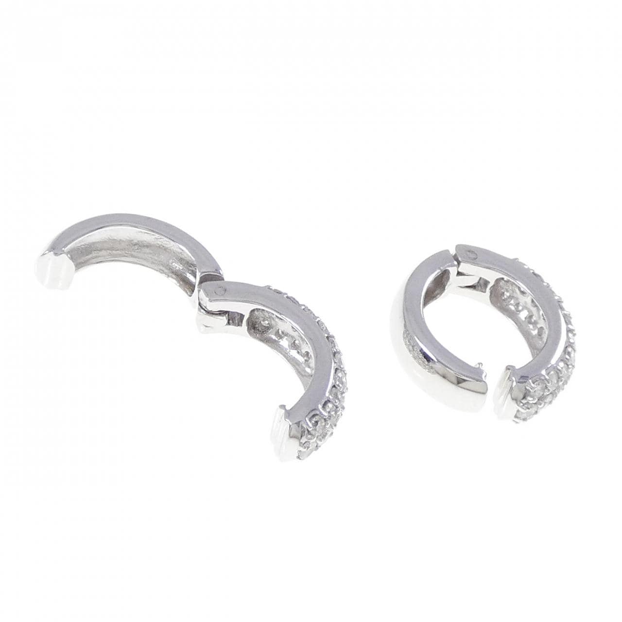 K18WG ダイヤモンド イヤリング 1.34CT