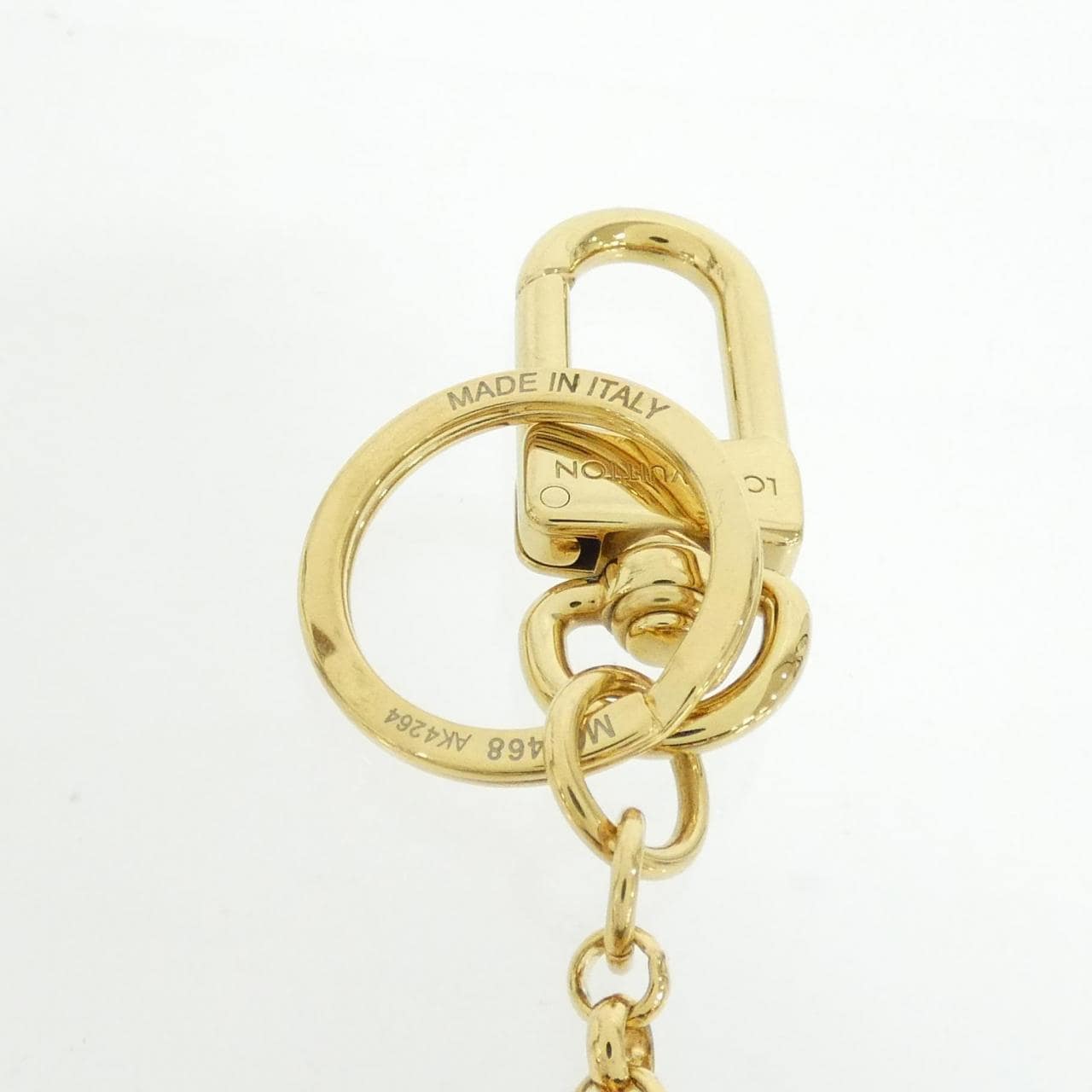 ルイヴィトン キーホルダー LVアイコニック スーパーフラット M02468 キーリング