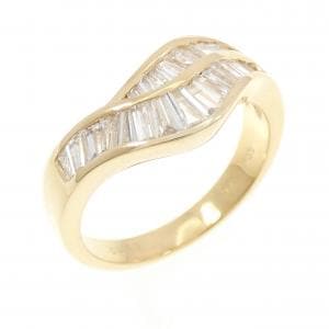 750YG ダイヤモンド リング 0.47CT