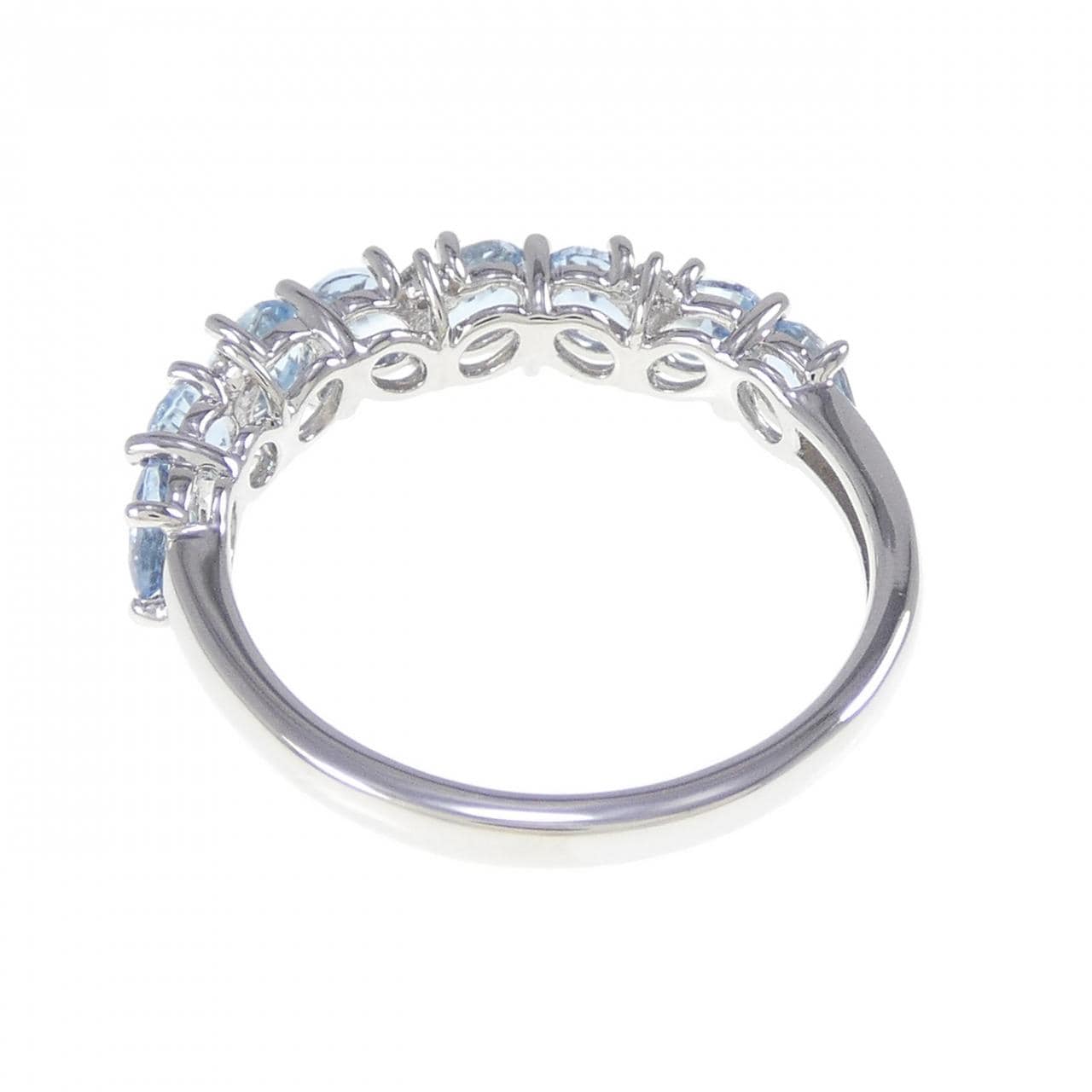 PT950 アクアマリン リング 1.10CT