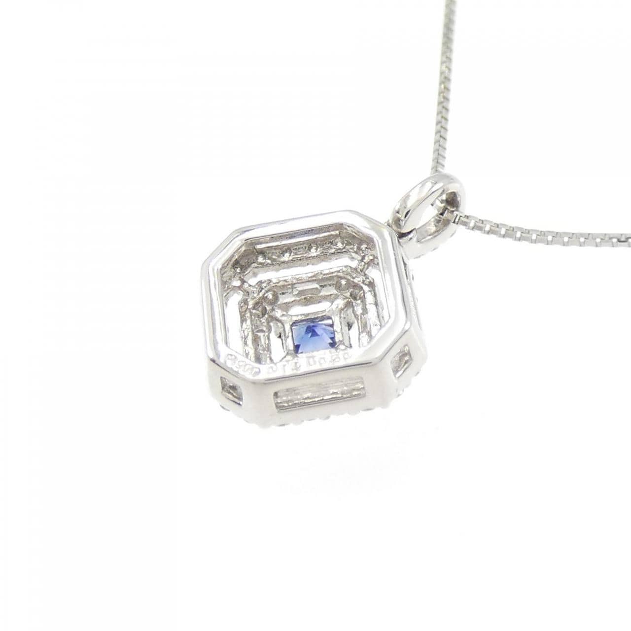 [新品] PT 藍寶石項鍊 0.14CT
