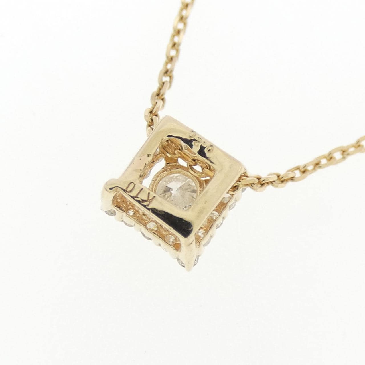 K10YG ダイヤモンド ネックレス 0.20CT