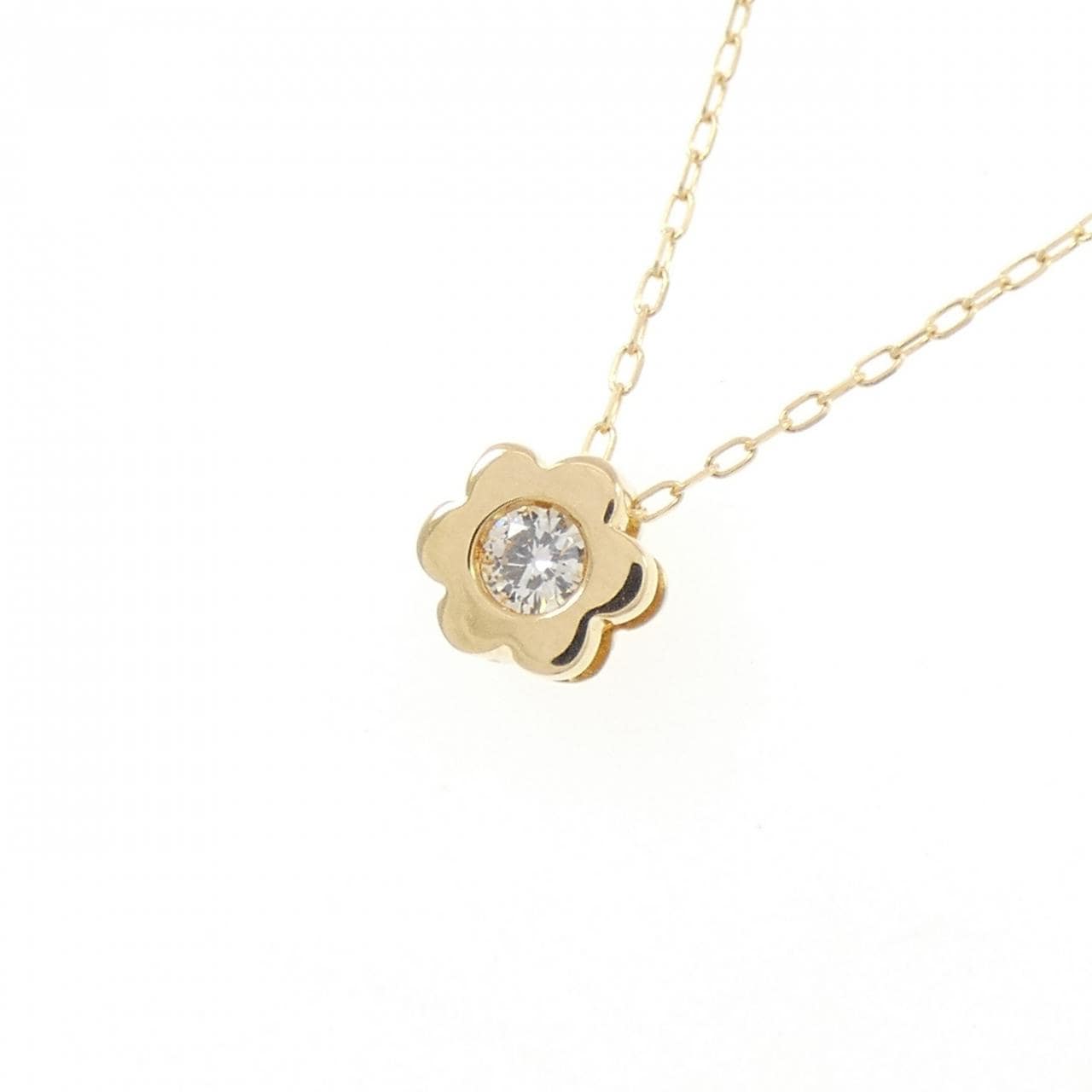 K18YG ダイヤモンド ネックレス 0.05CT