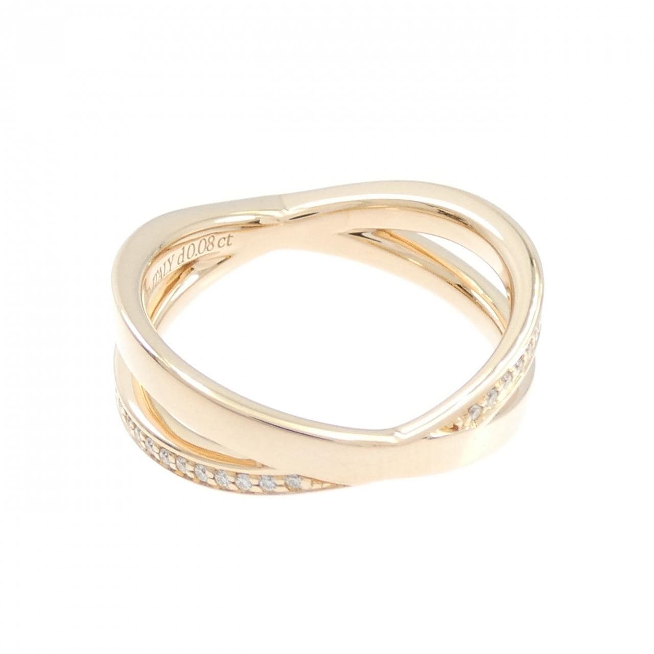 TIFFANY X Narrow Ring 0.08CT