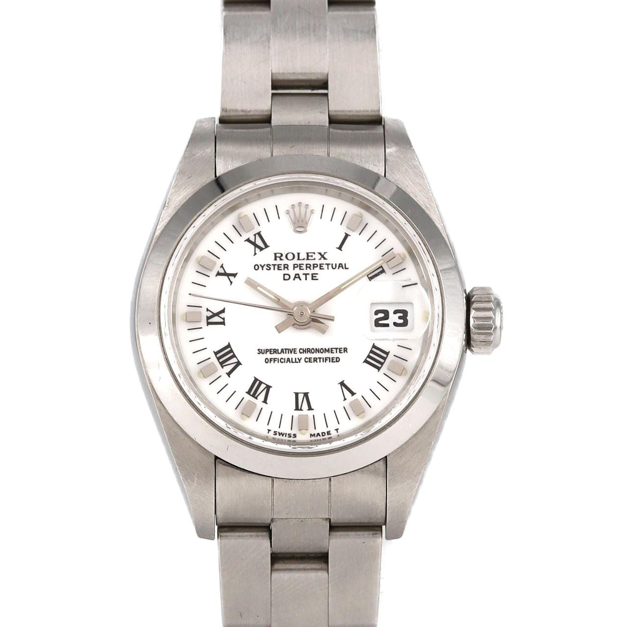 【ノーメンテナンス特価】ロレックス オイスターパーペチュアルデイト 69160 SS 自動巻 U番