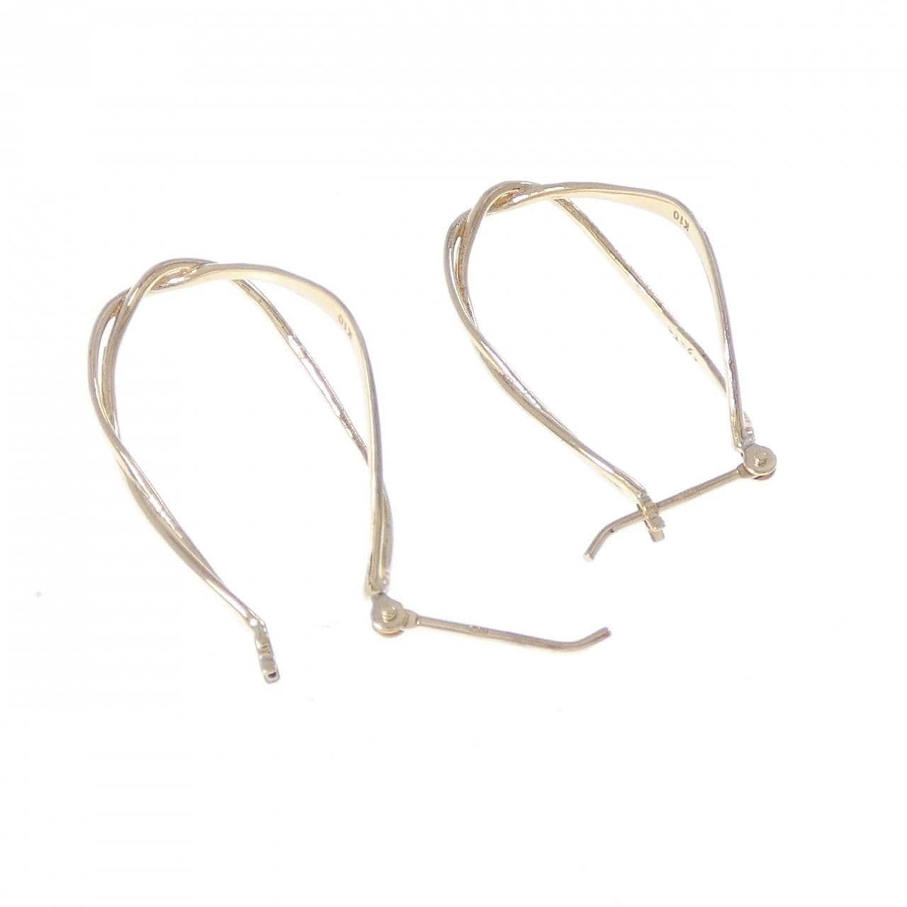 アガット K10YG ピアス