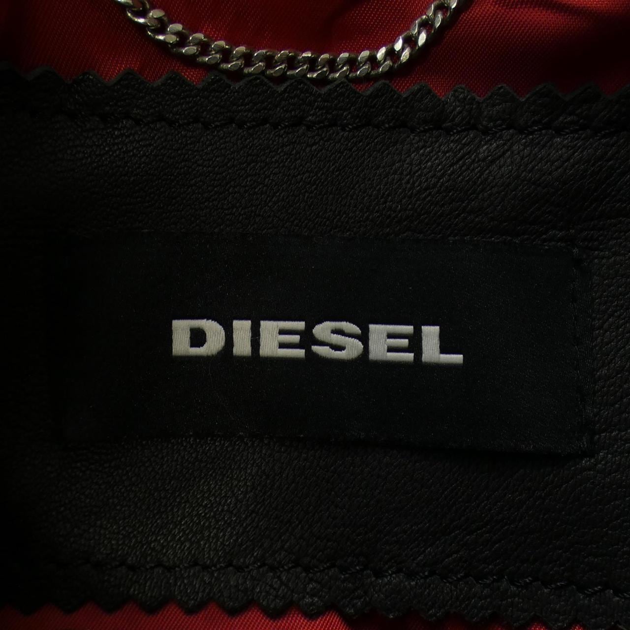 ディーゼル DIESEL レザーライダースジャケット