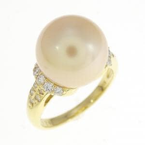 白蝶珍珠戒指